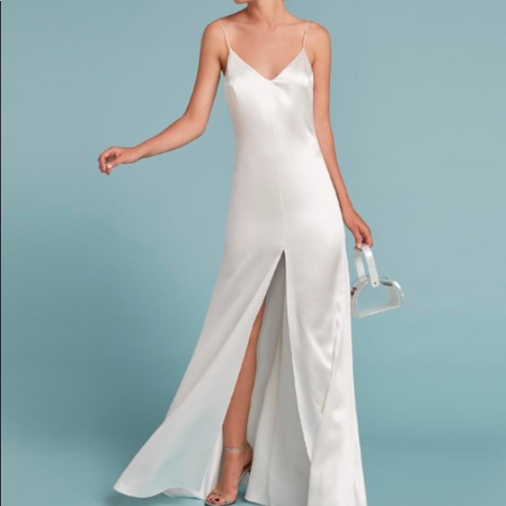 Reformation Cabot Dress in White Size M